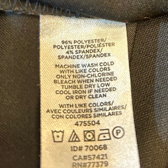 Ann Taylor Factory Navy Pearl Accent Skirt Size 10 - Picture 3 of 3